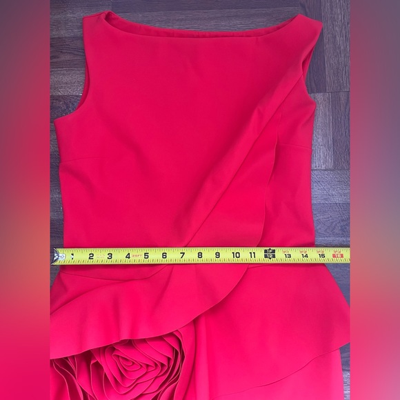 🧡Sold🧡 Chiara Boni La Petite Robe Morny Sleeveless Geranium Rose Detailed - Picture 13 of 14